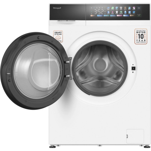 Стиральная машина Weissgauff WM 39107 Full Touch Inverter Steam класс: A+++ загр.фронтальная макс.:7кг белый инвертор