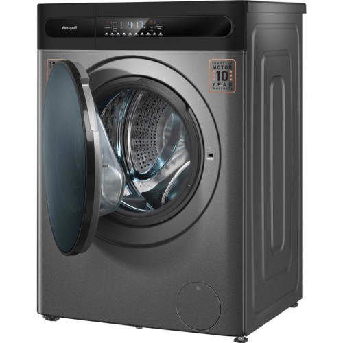 Стиральная машина Weissgauff WMD 49411 DC Inverter класс: B загр.фронтальная макс.:11кг (с сушкой) темно-серебристый инвертер