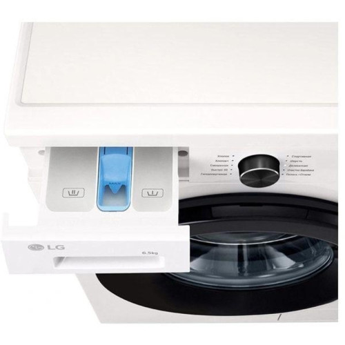 Стиральная машина LG F2Y1WS6W.ABWPCOM класс: A загр.фронтальная макс.:6.5кг белый инвертор