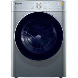 Стиральная машина Hyundai WMD9413 класс: B загр.фронтальная макс.:10кг (с сушкой) темно-серебристый инвертер