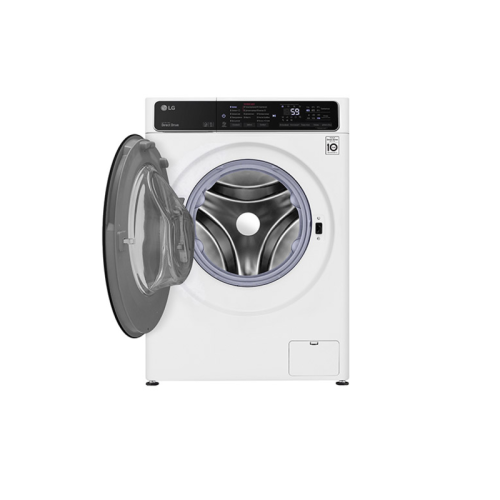 Стиральная машина LG/ Стиральная машина LG, отдельностоящая, ВхШхГ 850х600х455 мм, загрузка 7 кг, 1200 об/мин, LED дисплей, технология AI DD, дозагрузка белья, пар, инверторный мотор с прямым приводом, отсрочка старта, энергоэффективность А, цвет белый