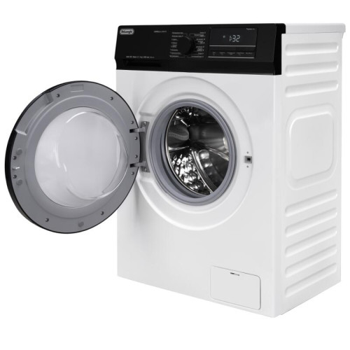 Стиральная машина Delonghi/ Стиральная машина Delonghi, глубина 45 см, 1000 об/мин, загрузка 6 кг, 16 программ, инверторный BLDC мотор, LED дисплей, электронное управление, отсрочка запуска, пар, дозагрузка белья, очистка барабана, энергоэффективность А++