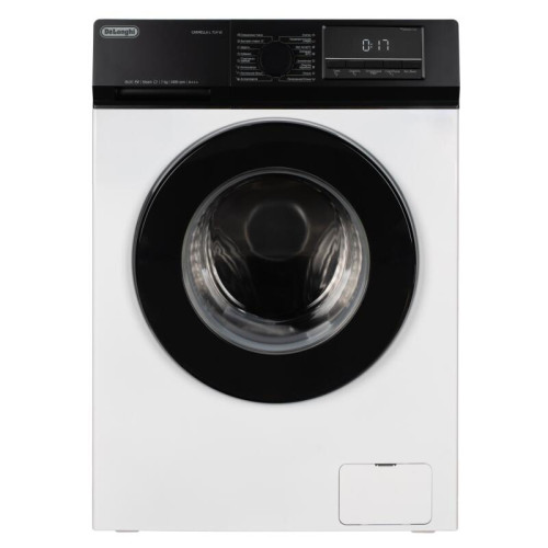 Стиральная машина Delonghi/ Стиральная машина Delonghi, глубина 47 см, 1000 об/мин, загрузка 7 кг, 16 программ, инверторный BLDC мотор, LED дисплей, электронное управление, отсрочка запуска, пар, дозагрузка белья, очистка барабана, энергоэффективность А++