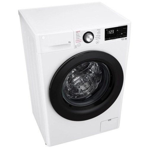 Стиральная машина LG F2V3PS6W класс: A загр.фронтальная макс.:8кг белый инвертер