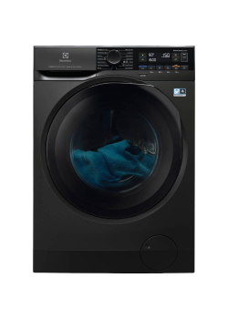Стиральные машины с функцией сушки ELECTROLUX/ Фронтальная загрузка, стирка 10 кг / сушка 6 кг, отжим 1600 об/мин, классы A/A, глубина 63.6 см, большой ЖК дисплей, инверторный двигатель, технология стирки OKOMIX, конденсационная сушка, разглаживание и осв