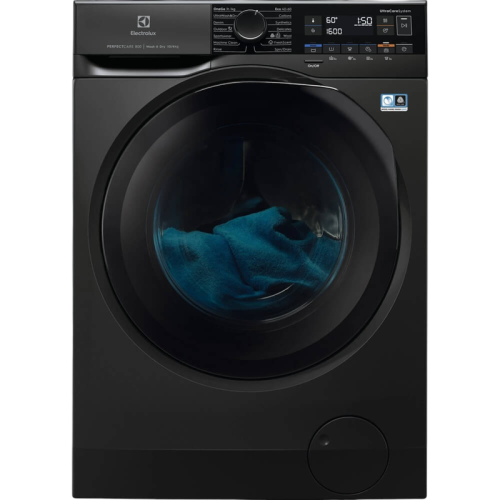 Стиральные машины с функцией сушки ELECTROLUX/ Фронтальная загрузка, стирка 10 кг / сушка 6 кг, отжим 1600 об/мин, классы A/A, глубина 63.6 см, большой ЖК дисплей, инверторный двигатель, технология стирки OKOMIX, конденсационная сушка, разглаживание и осв