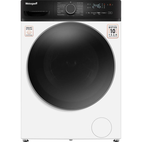 Стиральная машина Weissgauff WM 4627 Touch Inverter Steam класс: A+++ загр.фронтальная макс.:7кг белый инвертер