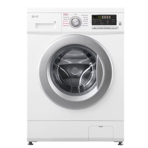 Стиральная машина LG F1296HDS1 класс: A загр.фронтальная макс.:7кг белый инвертер