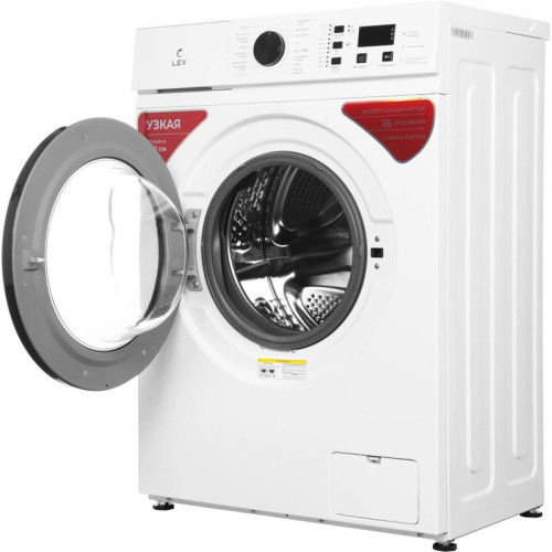 Стиральная машина Lex LWM06010BLIDsmall класс: A+++ загр.фронтальная макс.:6кг белый инвертер