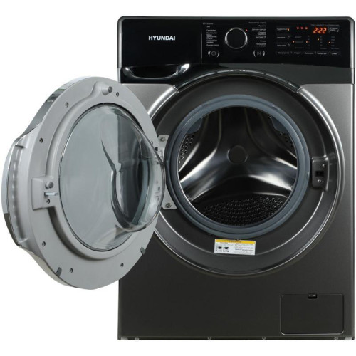 Стиральная машина Hyundai WFE8408 Dark Gray класс: A+++ загр.фронтальная макс.:8кг черный инвертер