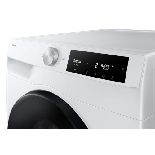 Стиральная машина Samsung WD11DG6B85BELP с cушкой и AddWash, 11+6 кг, WD6400D, белый