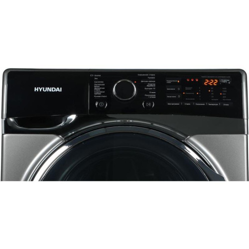 Стиральная машина Hyundai WFE8408 Dark Gray класс: A+++ загр.фронтальная макс.:8кг черный инвертер