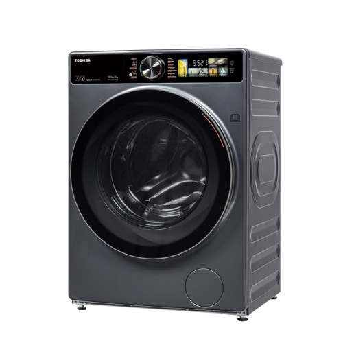 Стиральная машина Toshiba/ Стиральная машина Toshiba, ВхШхГ 850х595х580 мм, 10 кг, 12 программ, 1400 об/мин, инверторный мотор, технологии UltraFineBubbles, Great Waves, CycloneMix, очистка люка Door Spray, электронное управление (Touch-панель + программа