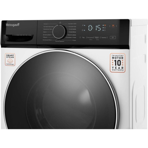 Стиральная машина Weissgauff WM 4627 Touch Inverter Steam класс: A+++ загр.фронтальная макс.:7кг белый инвертер