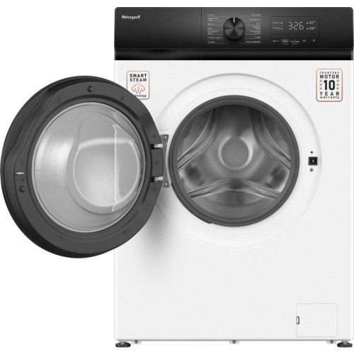 Стиральная машина Weissgauff WM 39106 Inverter Steam класс: A++ загр.фронтальная макс.:6кг белый инвертор