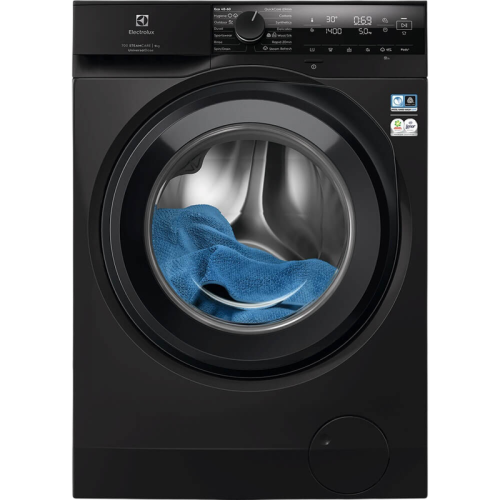 Стиральная машина ELECTROLUX/ 84.7x59.7x63.6, Фронтальная загрузка, 9 кг, отжим 1400 об/мин, большой цифровой ЖК дисплей,инверторный двигатель, ,панель управления на английской языке, цвет черный
