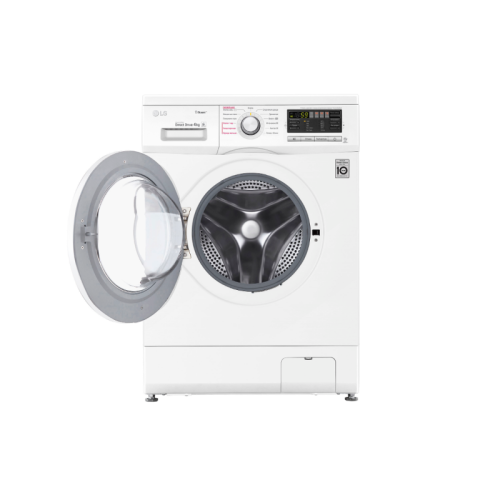 Стиральная машина LG/ Стиральная машина LG, отдельностоящая, ВхШхГ 850х600х360 мм, загрузка 4 кг, 1000 об/мин, LED дисплей, инверторный мотор с прямым приводом, пар, отсрочка старта, энергоэффективность А, цвет белый