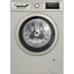 Стиральная машина BOSCH WAN2420XME 84.8x59.8x60, фронтальная загрузка, 8 кг, 1200 об/мин,серый металлик, EcoSilenceDrive, панель управления приборов на английском языке