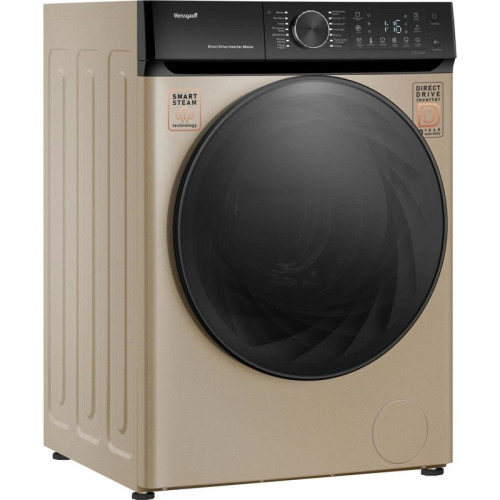 Стиральная машина Weissgauff WM 59411 Direct Drive Inverter Steam Champagne класс: A+++ загр.фронтальная макс.:11кг золотистый инвертор