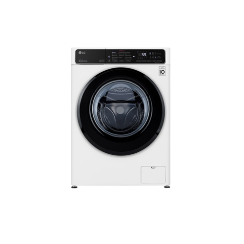 Стиральная машина LG/ Стиральная машина LG, отдельностоящая, ВхШхГ 850х600х455 мм, загрузка 7 кг, 1200 об/мин, LED дисплей, технология AI DD, дозагрузка белья, пар, инверторный мотор с прямым приводом, отсрочка старта, энергоэффективность А, цвет белый