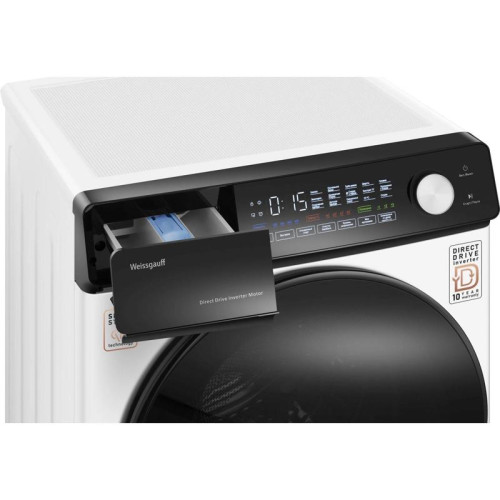 Стиральная машина Weissgauff WM 45127 Steam Direct Drive класс: A+++ загр.фронтальная макс.:7кг белый инвертер
