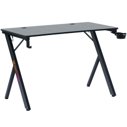 Defender Игровой стол AroX подвес кружк+гарн,черн,МДФ,RGB