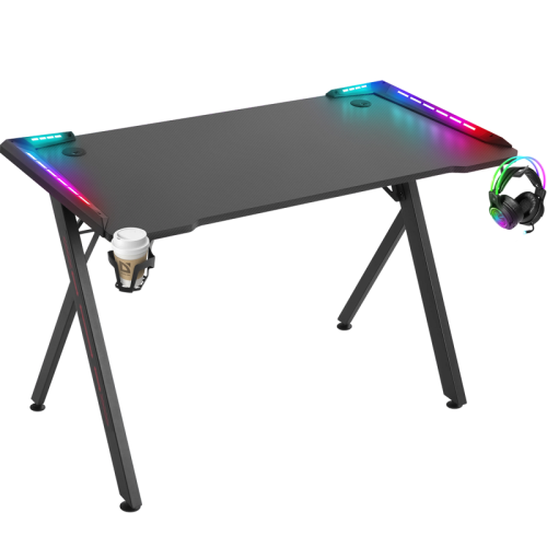 Defender Игровой стол Gamer RGB,подвес круж+гарн.,черн,120 Defender Игровой стол Gamer RGB,подвес круж+гарн.,черн,120