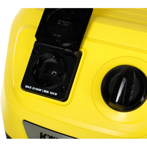 Строительный пылесос Karcher WD 3 P S V-17/4/20 1000Вт (уборка: сухая/сбор воды) желтый