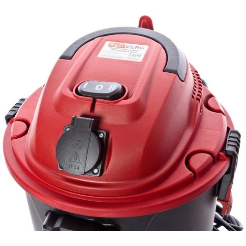 Строительный пылесос RedVerg RD-VC1200S-20P 1200Вт (уборка: сухая/сбор воды) черный Строительный пылесос RedVerg RD-VC1200S-20P 1200Вт (уборка: сухая/сбор воды) черный