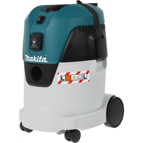 Строительный пылесос Makita VC2512L 1000Вт (уборка: сухая/влажная) серый