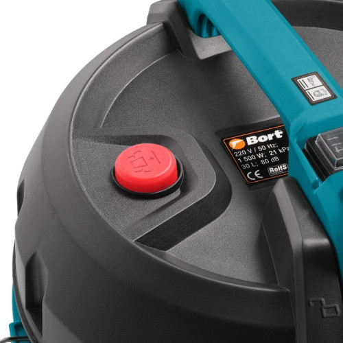 Строительный пылесос Bort BSS-1530 1500Вт (уборка: сухая/влажная) черный Строительный пылесос Bort BSS-1530 1500Вт (уборка: сухая/влажная) черный