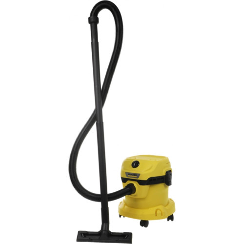Строительный пылесос Karcher WD 2 Plus V-12/4/18 1000Вт (уборка: сухая/сбор воды) желтый