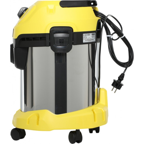 Строительный пылесос Karcher WD 3 S V-17/4/20 1000Вт (уборка: сухая/сбор воды) желтый Строительный пылесос Karcher WD 3 S V-17/4/20 1000Вт (уборка: сухая/сбор воды) желтый