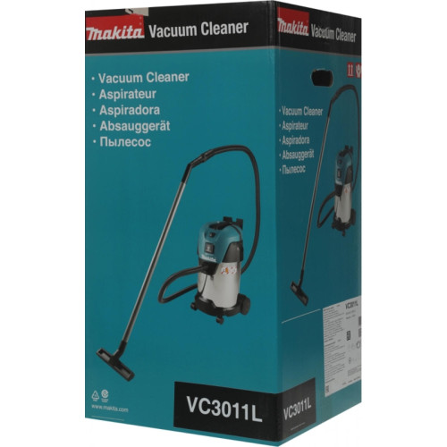 Строительный пылесос Makita VC3011L (уборка: сухая/влажная) зеленый