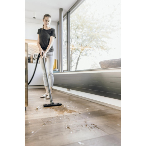 Строительный пылесос Karcher WD 2 Plus V-12/4/18 1000Вт (уборка: сухая/сбор воды) желтый