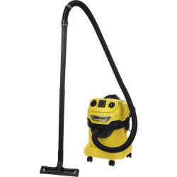 Строительный пылесос Karcher WD 4 P V-20/5/22 1000Вт (уборка: сухая/сбор воды/выдув) желтый