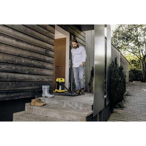 Строительный пылесос Karcher WD 3 S V-17/4/20 1000Вт (уборка: сухая/сбор воды) желтый Строительный пылесос Karcher WD 3 S V-17/4/20 1000Вт (уборка: сухая/сбор воды) желтый