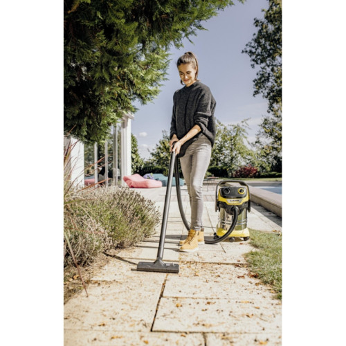 Строительный пылесос Karcher WD 5 S V-25/5/22 1100Вт (уборка: сухая/сбор воды) желтый