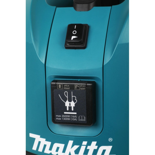 Строительный пылесос Makita VC2512L 1000Вт (уборка: сухая/влажная) серый