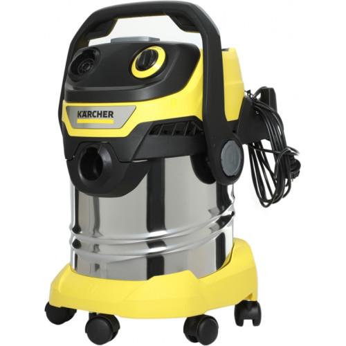 Строительный пылесос Karcher WD 5 S V-25/5/22 1100Вт (уборка: сухая/сбор воды) желтый
