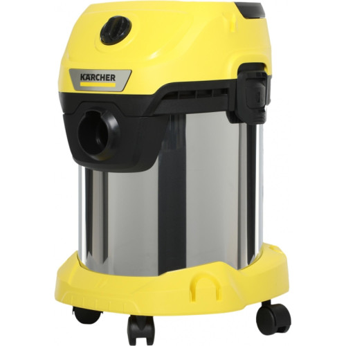 Строительный пылесос Karcher WD 3 S V-17/4/20 1000Вт (уборка: сухая/сбор воды) желтый Строительный пылесос Karcher WD 3 S V-17/4/20 1000Вт (уборка: сухая/сбор воды) желтый