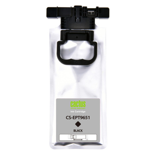 -/ Картридж струйный Cactus CS-EPT9651 T9651 черный (187мл) для Epson WorkForce Pro WF-M5299DW/M5799DWF