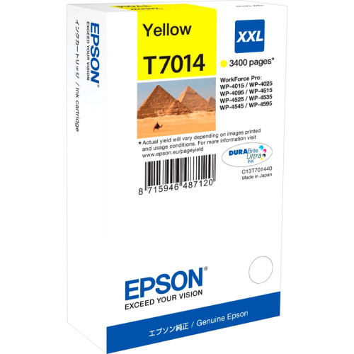 Картридж/ Epson WP 4000/4500 Series Ink XXL Cartridge Yellow 3.4