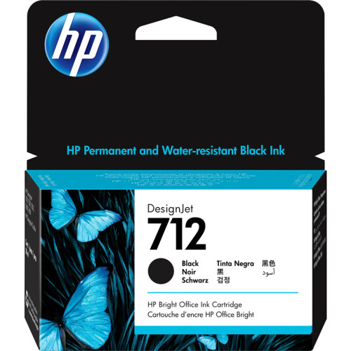 Картридж/ HP 712 38-ml Black DesignJet Ink Cartridge