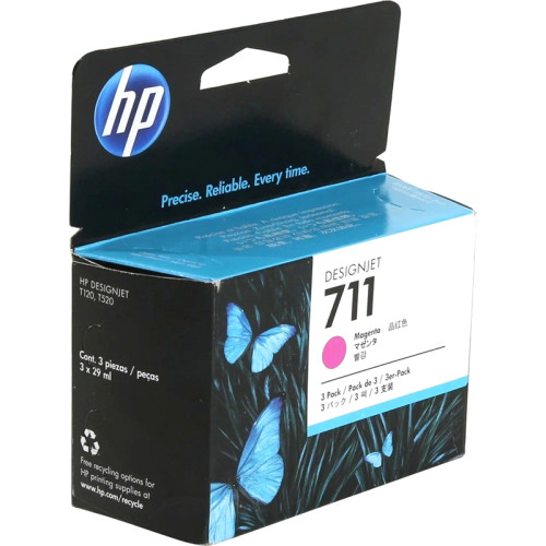 Набор картриджей/ HP 711 3-Pack 29-ml Mag Ink Cartridge