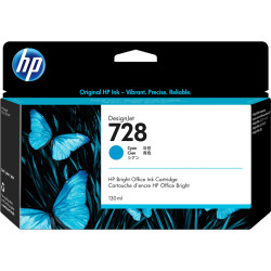 Картридж/ HP 728 130-ml Cyan DesignJet Ink Cartridge