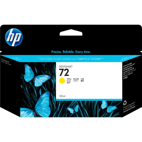 Картридж/ HP 72 130-ml Yellow Ink Cartridge