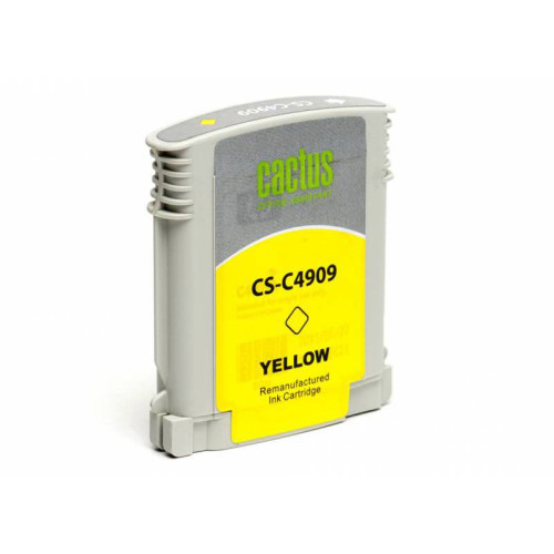 -/ Картридж струйный Cactus CS-C4909 №940XL желтый (30мл) для HP DJ Pro 8000/8500