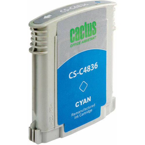 -/ Картридж струйный Cactus CS-C4836 №11 голубой (29мл) для HP BIJ 1000/1100/1200/2200/2300/2600/2800