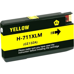-/ Струйный картридж NV Print 711 (NV-CZ132A) Yellow для HP Designjet T120/T520 (29 мл) совместимый
